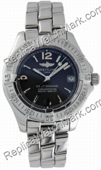Aeromarine Breitling Colt Oceane Ladies Steel Black Watch A77350