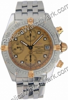 Breitling Chrono Cockpit Windrider 18kt Yellow Gold Mens Steel G  Breitling Chrono Cockpit Windrider 18kt Yellow Gold Mens Steel G