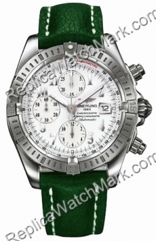 Breitling Chronomat Windrider Mens Steel Evolution Green Watch A