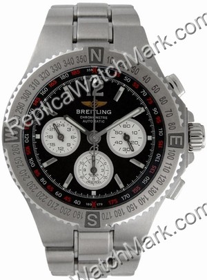 Breitling Mens Professional Steel Hercules Black Watch A3936310-