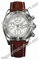 Breitling Windrider Chrono Mens Cockpit Steel Brown Watch A13358  Breitling Windrider Chrono Mens Cockpit Steel Brown Watch A13358