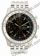 Breitling Navitimer Mens World Steel Black Watch A2432212-B7-426  Breitling Navitimer Mens World Steel Black Watch A2432212-B7-426