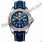 Breitling Windrider Cockpit 18kt Mens Ouro Amarelo Blue Steel Wa  Breitling Windrider Cockpit 18kt Mens Ouro Amarelo Blue Steel Wa
