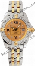 Breitling Windrider Diamond Senhora Cockpit 18kt Yellow Gold e A  Breitling Windrider Diamond Senhora Cockpit 18kt Yellow Gold e A