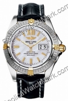 Breitling Windrider Cockpit 18kt Yellow Gold Steel Mãe-de-pérola  Breitling Windrider Cockpit 18kt Yellow Gold Steel Mãe-de-pérola