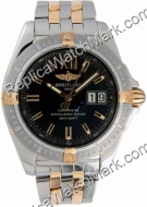 Breitling Windrider Кабина 18kt желтое золото и сталь Black Men  Breitling Windrider Кабина 18kt желтое золото и сталь Black Men
