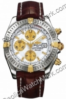 Breitling Windrider Chronomat Evolution 18-каратного желтого золота стали B  Breitling Windrider Chronomat Evolution 18-каратного желтого золота стали B