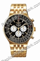 Breitling Navitimer наследия 18-каратного желтого золота Черные Мужские Часы K  Breitling Navitimer наследия 18-каратного желтого золота Черные Мужские Часы K