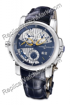 Ulysse Nardin Sonata Cathedral Dual Time Mens Watch 670-88-213