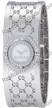 Gucci 112 Twirl Stainless Steel Bangle Ladies Watch YA112512