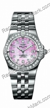 Breitling Windrider Starliner Diamond Pink Mother-of-pearl Ladie