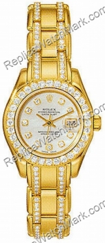 Rolex Oyster Perpetual Lady Datejust Pearlmaster 18kt Желтый Гол