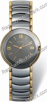 Rado Hombres Coupole Platino en tono de cerámica Reloj R22623142