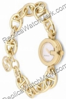 Gucci Mesdames 107 Tone Gold Watch YA107512