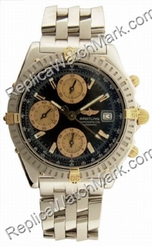 Breitling Windrider Chronomat Evolution 18kt Gelbgold Steel Blac