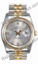 Swiss Rolex Oyster Perpetual Datejust Mens Watch 116233-SAJ