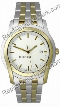 Gucci Mens 5.505 Gold-Tone Stainless Watch YA055214