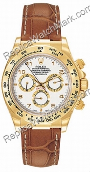 Swiss Rolex Oyster Perpetual Cosmograph Daytona 18kt Gold Mens W