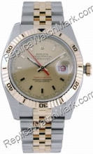 Swiss Rolex Oyster Perpetual Datejust Two-Tone 18kt Yellow Gold