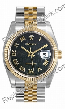 Schweizer Rolex Oyster Perpetual Herrenuhr 116233-BKRJ