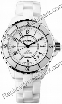 Chanel J12 White Ceramic Automatic Midsize Watch H0970