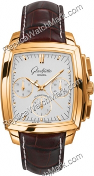 Glashutte сенатор Karree Chronograph Мужские часы 39-31-51-51-04