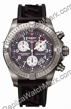 Breitling Aeromarine Chrono Avenger M1 Titanium Rubber Grey Mens