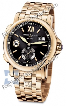 Tiempo Ulysse Nardin doble de 42 mm Reloj para hombre 246-55-8-3