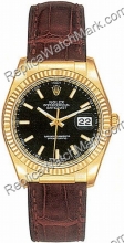 Swiss Rolex Oyster Perpetual Datejust Mens Watch 116138-BKSL