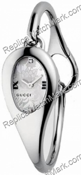 Gucci 103 Series Horsebit Ladies Diamond Flower Mother-of-Pearl