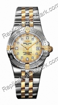 Breitling Windrider Starliner Diamond 18kt Yellow Gold Steel Ama