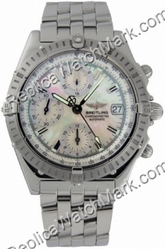 Breitling Chronomat Windrider Mens Steel Evolution Mother-of-Pea