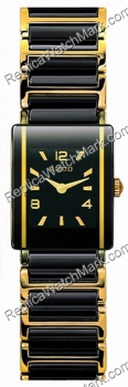 Rado Integral 18kt Gelbgold Black Ceramic Damenuhr R20383192 Min