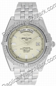 Breitling Windrider Viento en contra para hombre Crema reloj de