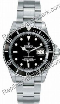 Швейцарская Rolex Oyster Perpetual Submariner Дата Сталь Мужские Часы 16