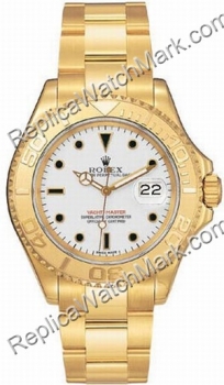 Swiss Rolex Oyster Perpetual Yacht-Master 18kt Gold Mens Watch 1