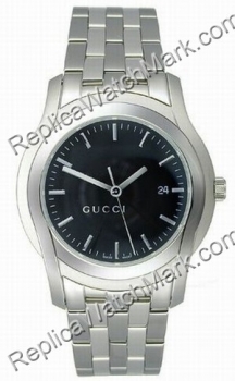 5.505 Gucci donna in acciaio inossidabile Black Watch YA055211