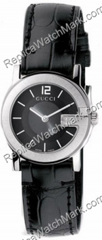 Gucci 101G G-Watch Steel Black Ladies Watch YA101503