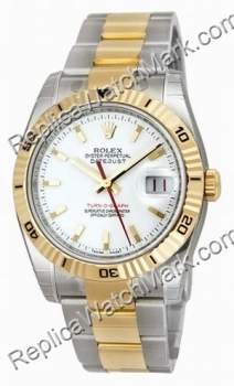 Hombres Datejust suiza Rolex Oyster Perpetuo de dos tonos Mira 1