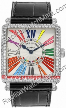 Franck Muller Master Square Quartz 6002 M QZ D CODR WG Silver (6