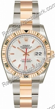 Schweizer Rolex Oyster Perpetual Datejust Two-Tone 18kt Rotgold