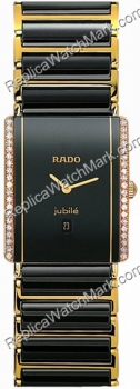 Rado Integral Watch Superjubile unisexe Black Diamond et Gold R2