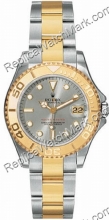 Swiss Rolex Oyster Perpetual Montre unisexe Yachtmaster 168623-O