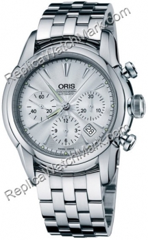 Hommes Oris Artelier Chronograph Watch 676.7547.40.51.MB