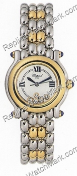 Chopard acero Deporte feliz y oro 278256-4008 (27/8256-23)