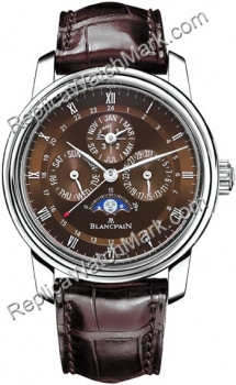 Blancpain Perpetual GMT Havana Mens Calendrier Watch 4277-3446-5