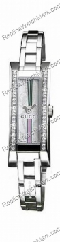 Gucci 110 G-Link White 36 Diamond Ladies Watch YA110508