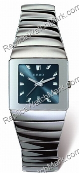 Rado Sintra Platinum-Ton-Keramik Blue Unisex-Uhr R13332212