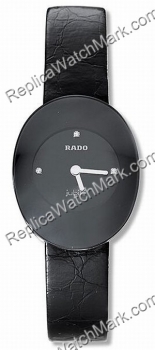 Rado Esenza Black Steel Алмазная женские часы R53492715