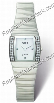 Rado Sintra Superjubile Алмазная Белые керамические мини женские часы